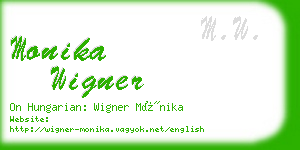 monika wigner business card